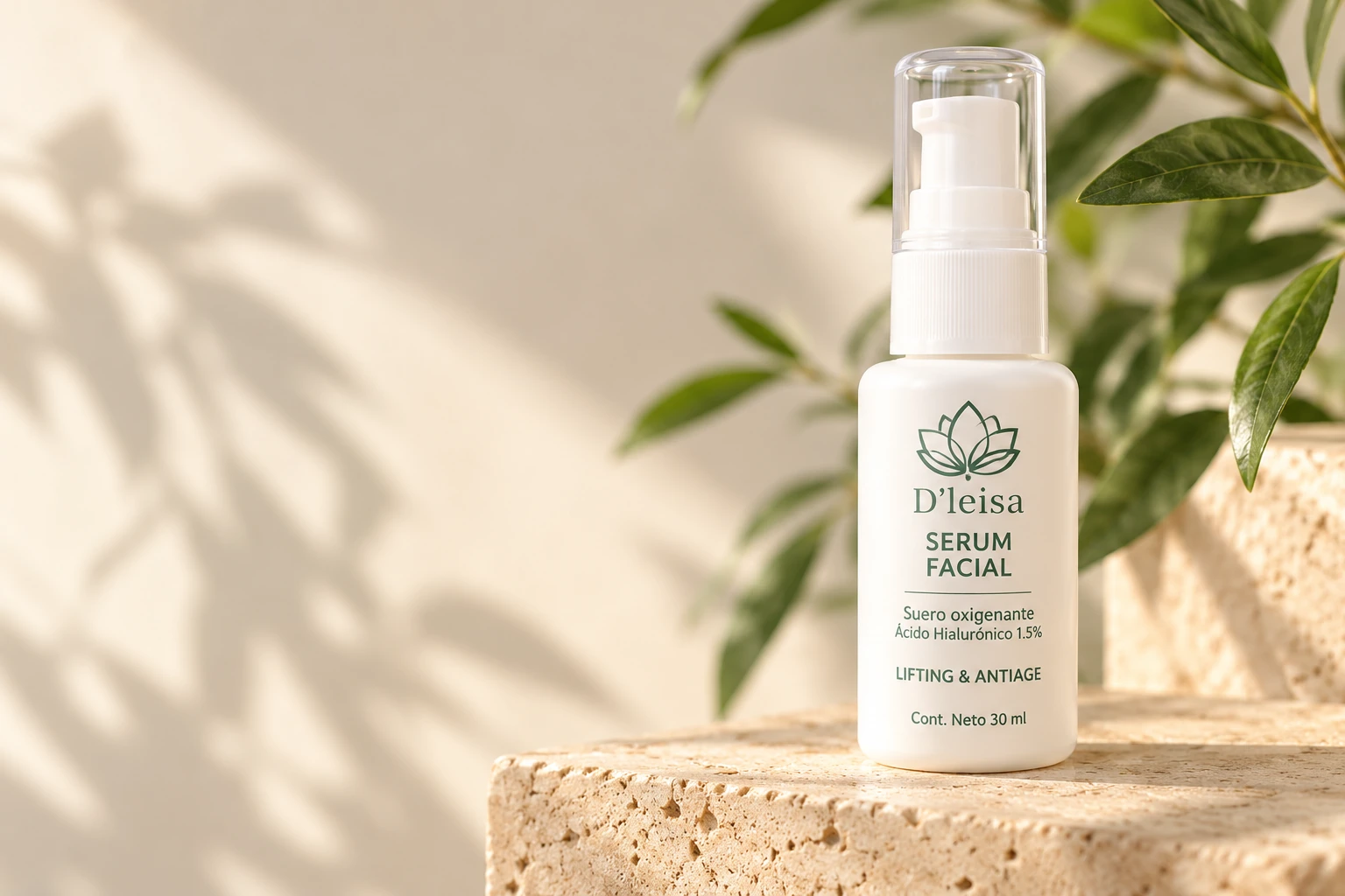 Envase de D’Leisa Sérum Facial